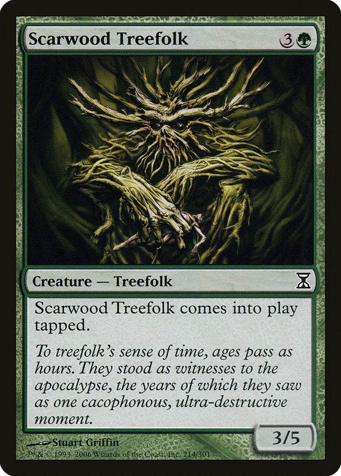 Scarwood Treefolk [Time Spiral] 