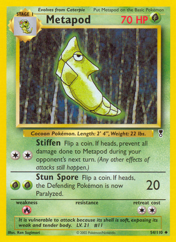 Metapod (54/110) [Legendary Collection] 