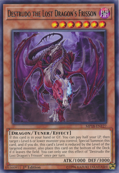 Destrudo the Lost Dragon's Thrill [MP18-EN127] Rare 