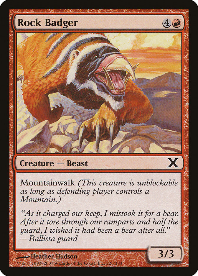 Rock Badger [Tenth Edition] 