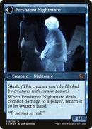Startled Awake // Persistent Nightmare [Shadows over Innistrad Prerelease Promos] 