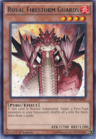 Royal Firestorm Guards [BP03-EN034] Rare 