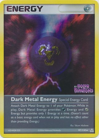 Dark Metal Energy (97/110) (Stamped) [EX: Holon Phantoms] 