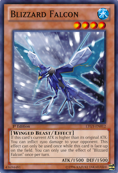 Blizzard Falcon [LTGY-EN012] Common 
