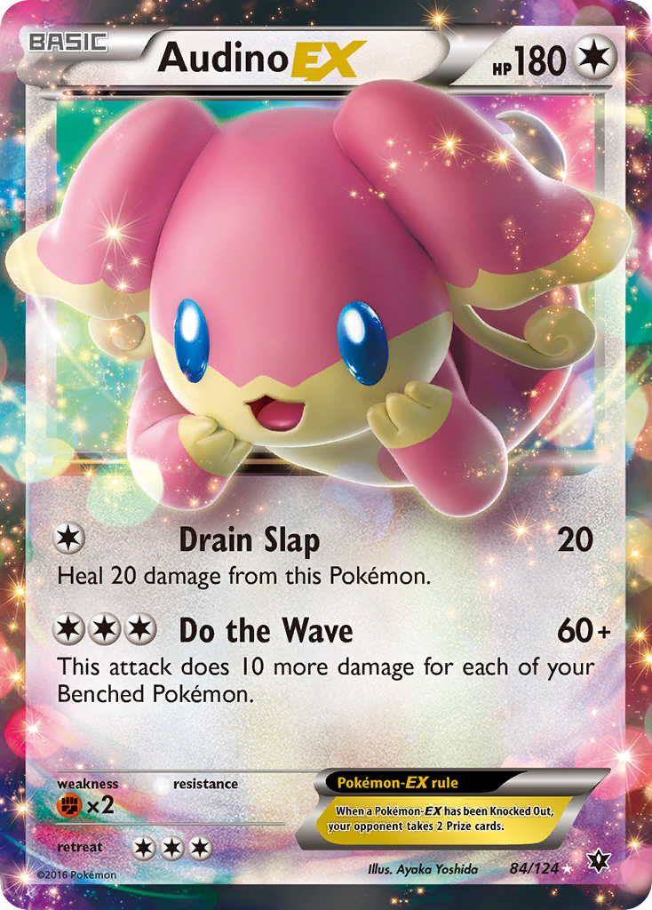 Audino EX (84/124) [XY: Fates Collide] 