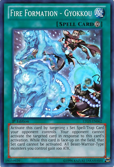 Fire Formation - Gyokkou [LTGY-EN062] Super Rare 
