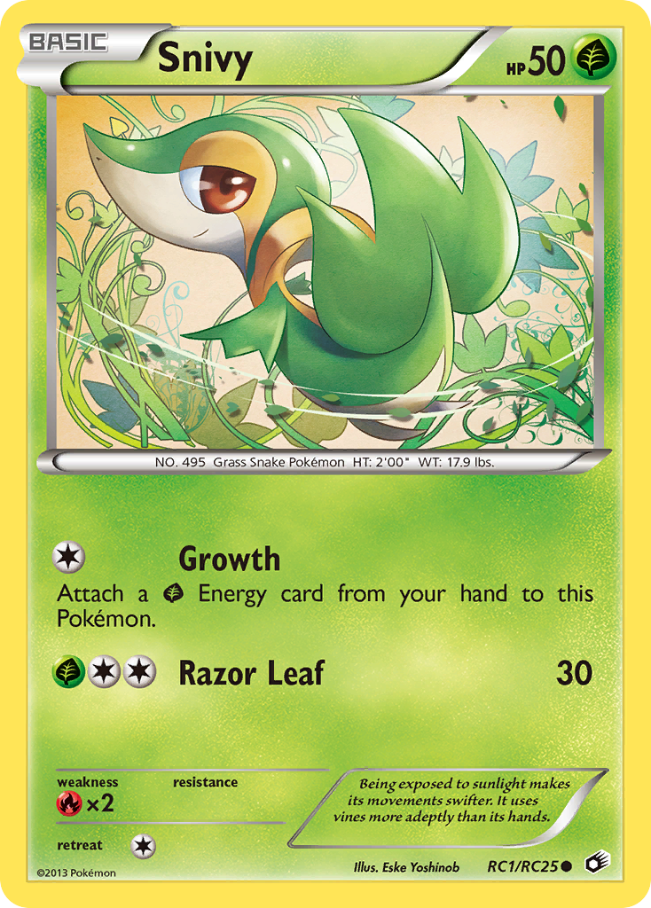 Snivy (RC1/RC25) [Black &amp; White: Legendary Treasures] 