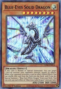Blue-Eyes Solid Dragon (Green) [LDS2-EN014] Ultra Rare 