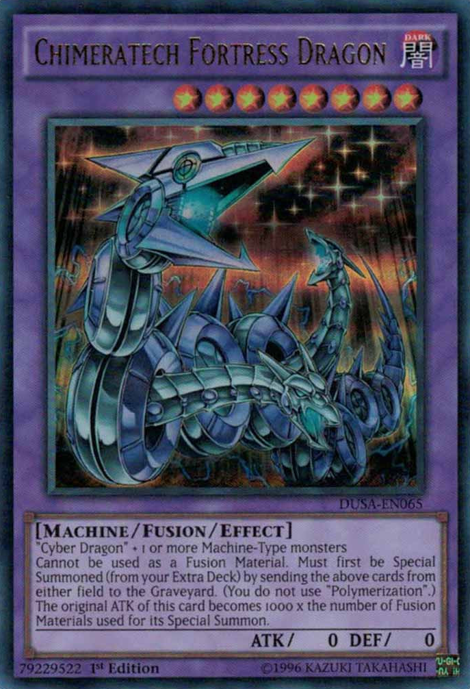 Chimeratech Fortress Dragon [DUSA-EN065] Ultra Rare 