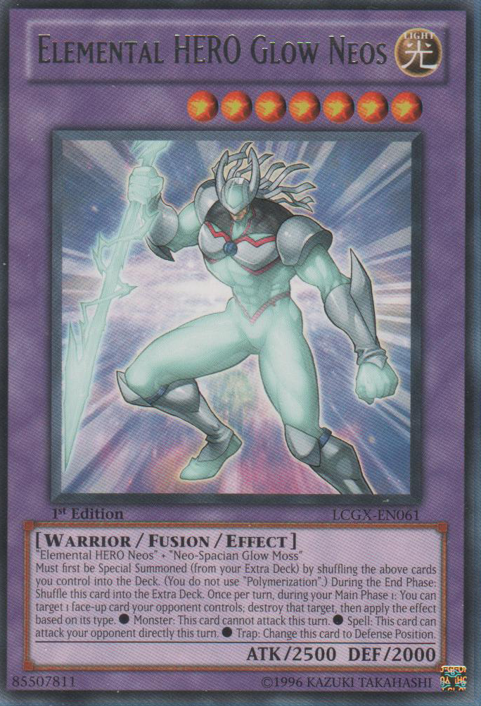 Elemental HERO Glow Neos [LCGX-EN061] Rare 