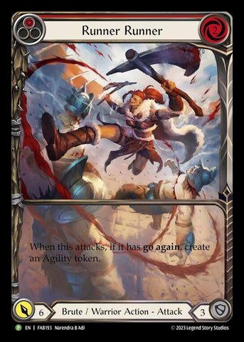Runner Runner [FAB193] (Promo) Rainbow Foil 