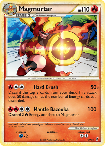 Magmortar (16/95) [HeartGold &amp; SoulSilver: Call of Legends] 