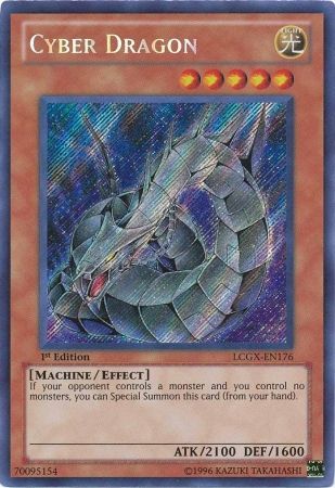 Cyber ​​Dragon (Alternate Art) [LCGX-EN176] Secret Rare 