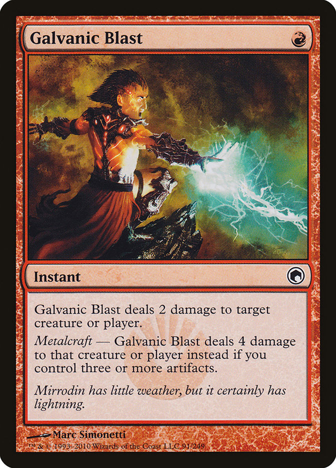 Galvanic Blast [Scars of Mirrodin] 
