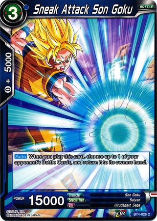 Sneak Attack Son Goku (BT4-026) [Colossal Warfare] 