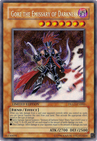 Gorz the Emissary of Darkness [DLG1-EN000] Secret Rare 