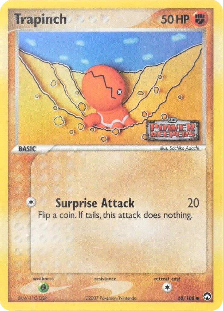 Trapinch (68/108) (Stamped) [EX: Power Keepers] 