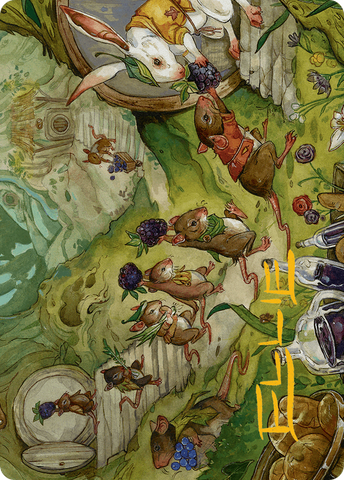 For the Common Good Art Card (43/54) (Gold-Stamped Signature) [Bloomburrow Art Series] 