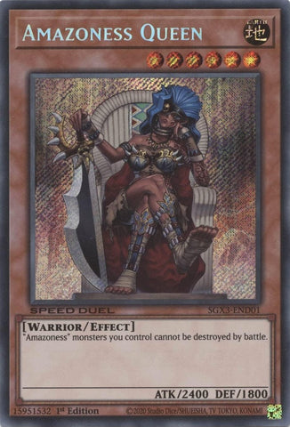 Amazoness Queen [SGX3-END01] Secret Rare 