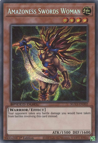 Amazoness Swords Woman [SGX3-END02] Secret Rare 