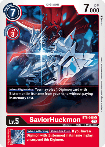 SaviorHuckmon [BT6-015] [Double Diamond] 