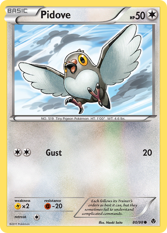 Pidove (80/98) [Black &amp; White: Emerging Powers] 