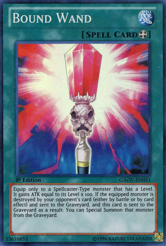 Bound Wand [GAOV-EN051] Super Rare 