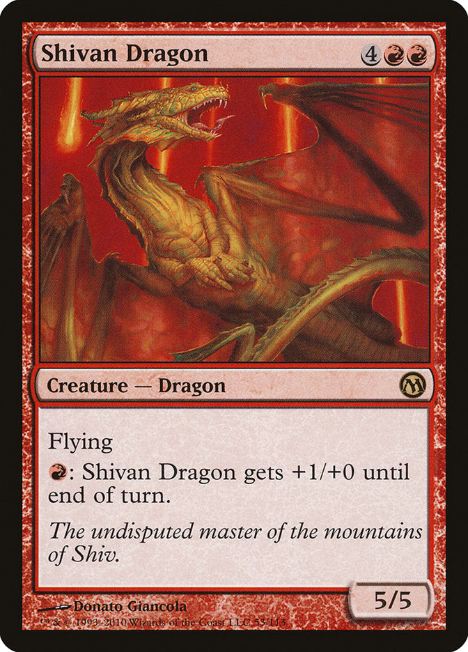 Shivan Dragon [Duels of the Planeswalkers] 