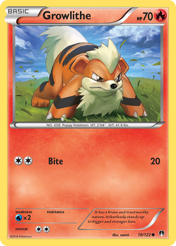 Growlithe (10/122) [XY: BREAKpoint] 