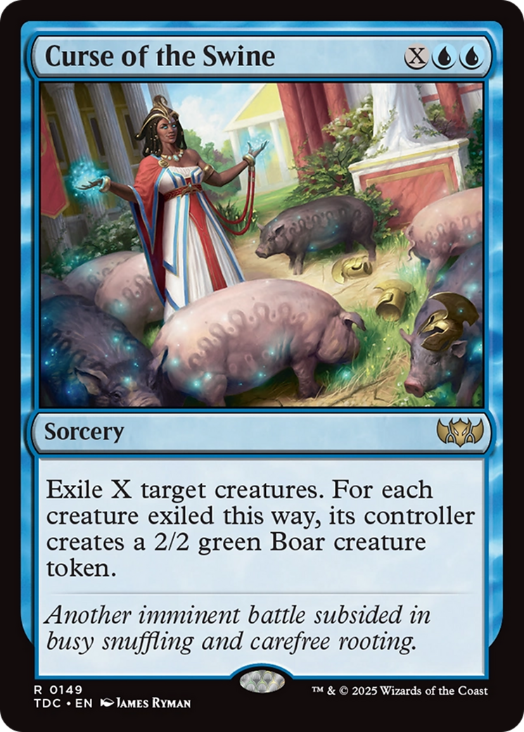 Curse of the Swine [Tarkir: Dragonstorm Commander] 