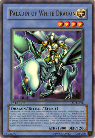 Paladin of White Dragon [MFC-026] Ultra Rare 
