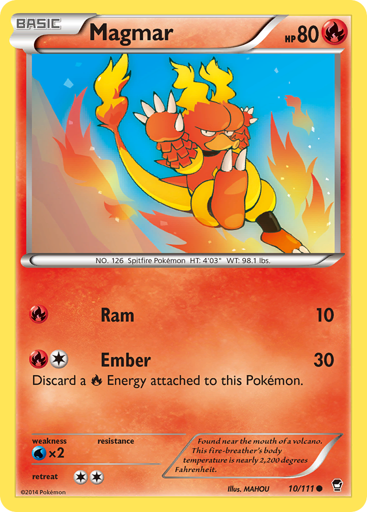 Magmar (10/111) [XY: Furious Fists] 