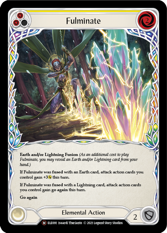 Fulminate [U-ELE091] (Tales of Aria Unlimited) Unlimited Rainbow Foil 