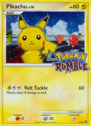 Pikachu (7/16) [Pokémon Rumble] 