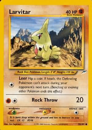 Larvitar (70/105) [Neo Destiny Unlimited] 