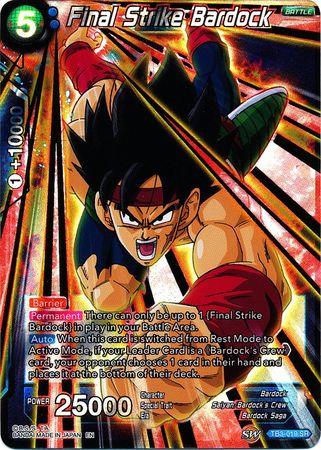 Final Strike Bardock (TB3-019) [Clash of Fates] 