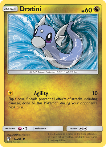 Dratini (147/236) [Sun &amp; Moon: Unified Minds] 