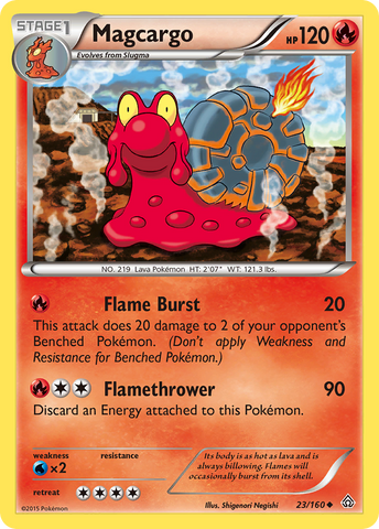 Magcargo (23/160) [XY: Primal Clash] 