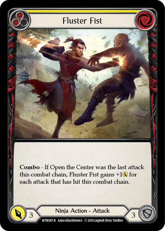 Fluster Fist (Yellow) [WTR087-R] (Welcome to Rathe) Alpha Print Normal 