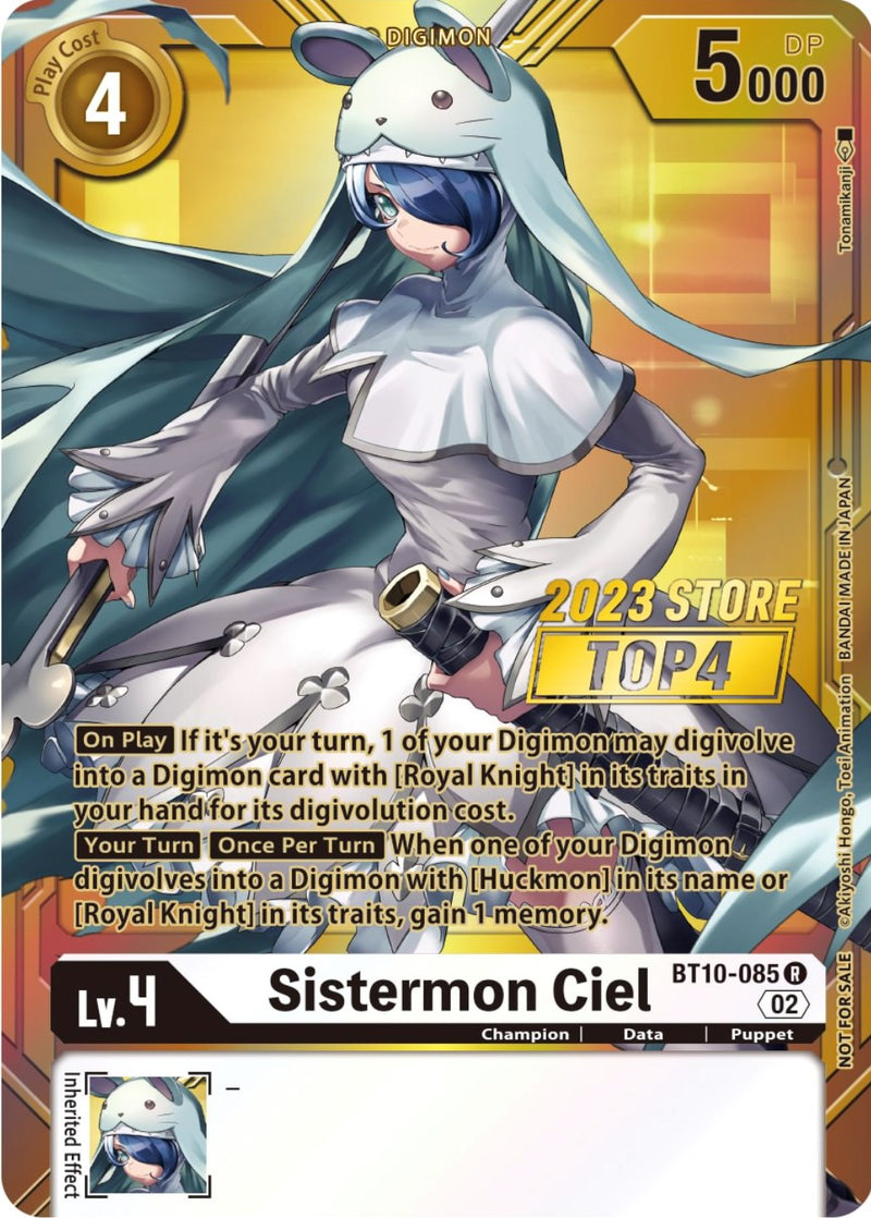 Sistermon Sky [BT10-085] (2023 Store Top 4) [Xros Encounter Promos] 
