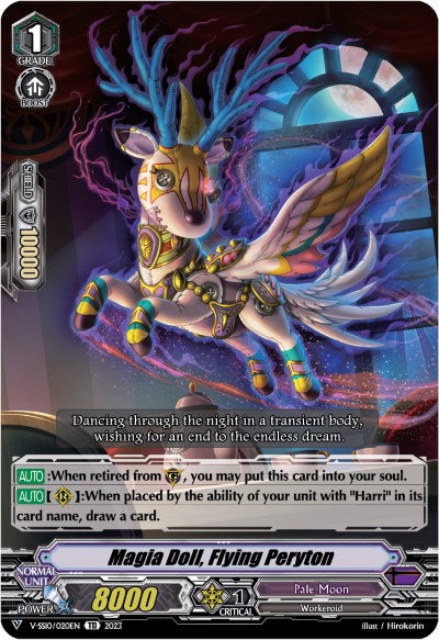 Magia Doll, Flying Peryton (Foil) (V-SS10/020EN) [Premium Battle Deckset 2023]