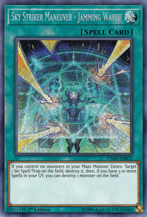 Sky Striker Maneuver - Jamming Waves! [DASA-EN032] Secret Rare 