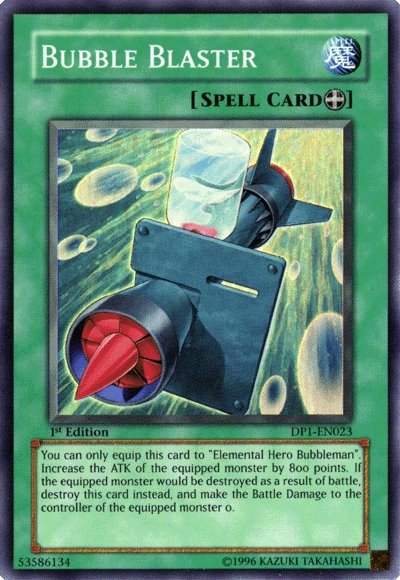 Bubble Blaster [DP1-EN023] Super Rare 