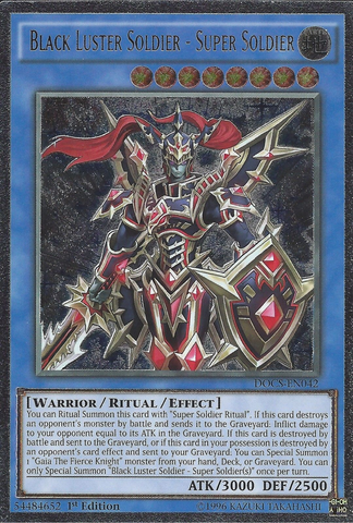 Black Luster Soldier - Super Soldier (UTR) [DOCS-EN042] Ultimate Rare 