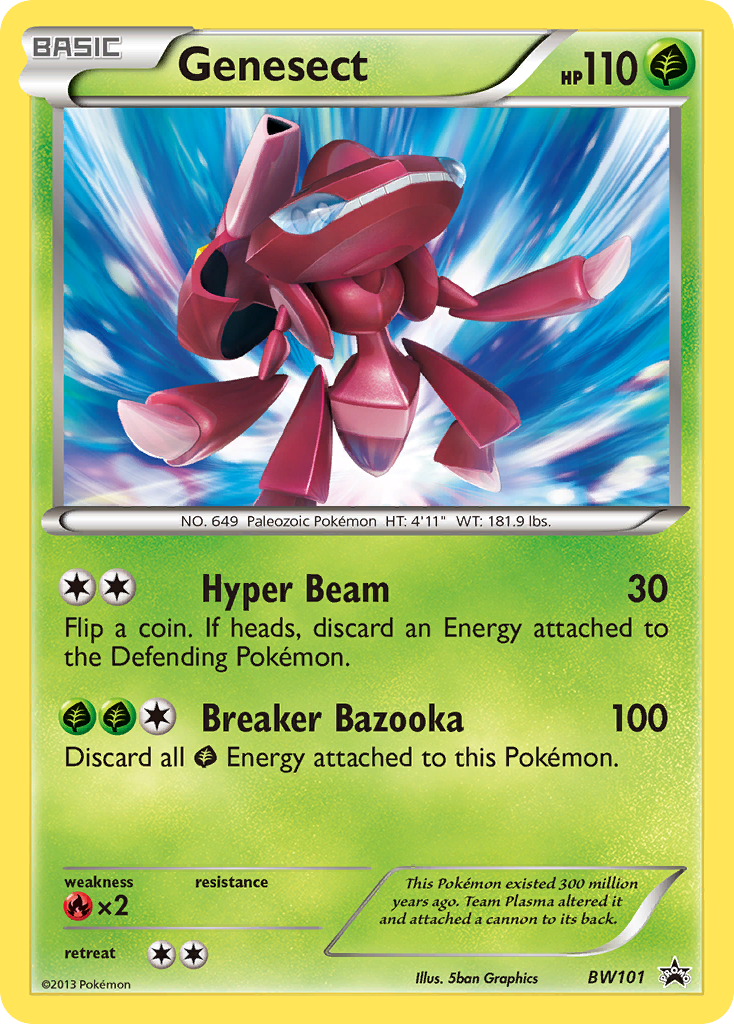 Genesect (BW101) [Black &amp; White: Black Star Promos] 