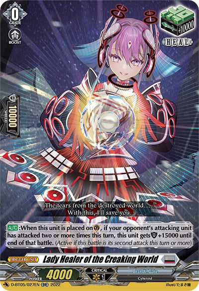 Lady Healer of the Creaking World (D-BT05/027EN) [Triumphant Return of the Brave Heroes]