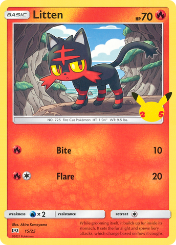 Litten (15/25) [McDonald's 25th Anniversary] 