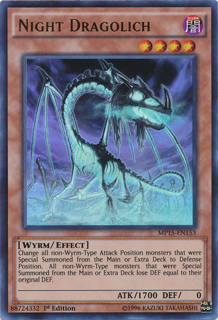 Night Dragolich [MP15-EN153] Ultra Rare 