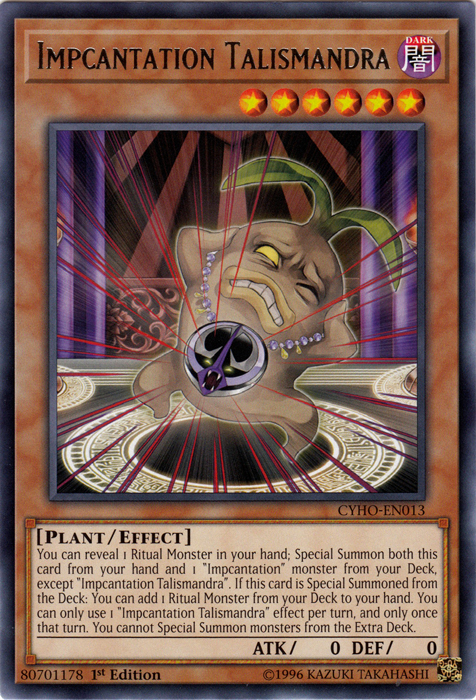 Impcantation Talismandra [CYHO-EN013] Rare 