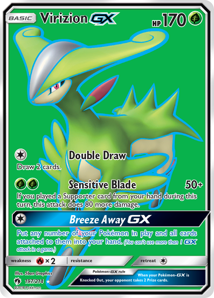 Virizion GX (197/214) [Sun &amp; Moon: Lost Thunder] 
